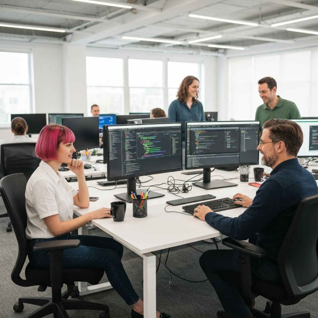 IT professionals in office