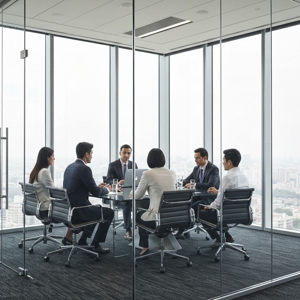 Business meeting and collaboration